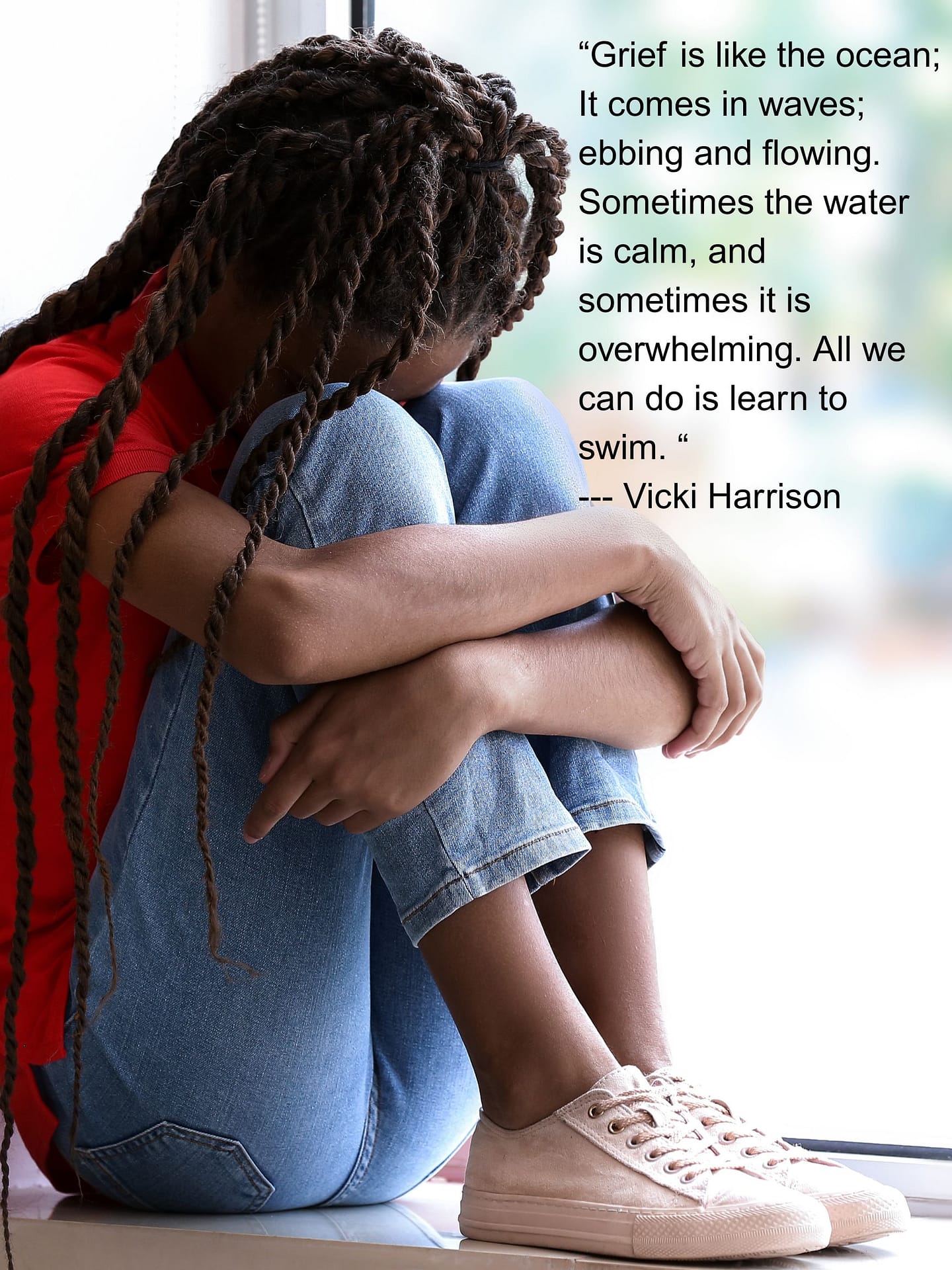 “Grief is like the ocean; Quote on Grief