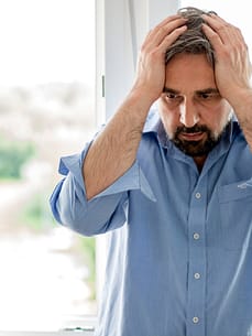 anxious man